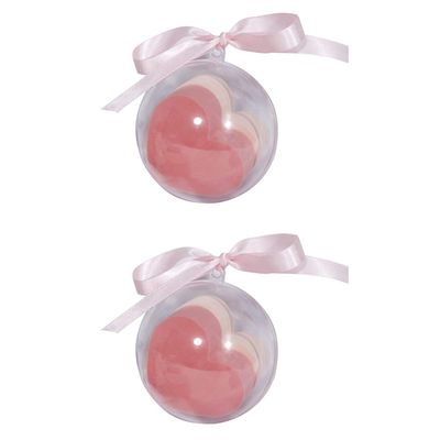 2 Set 4pcs Heart Puff Beauty Puff Powder s Small Powder Makeup Wedges Sponges for Cleaning Foundation Makeup Powder Practical Powder Household Powder Pad