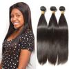 100g/Bundle Double Weft Full Head 3 Bundles Straight Hair (12 12 12 Inches) Thick Sew In Hair Extensions 100% Human Hair Brazilian Virgin Straight Hair Weave Bundles For Black Women view 1