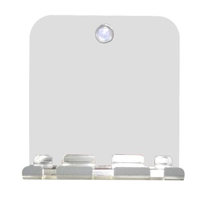 Beaupretty Fog Free Mirror Fogless Bathroom Shaving Mirror Unbreakable Shower Mirror with Razor Hook for Men Women Home Bathroom Travel