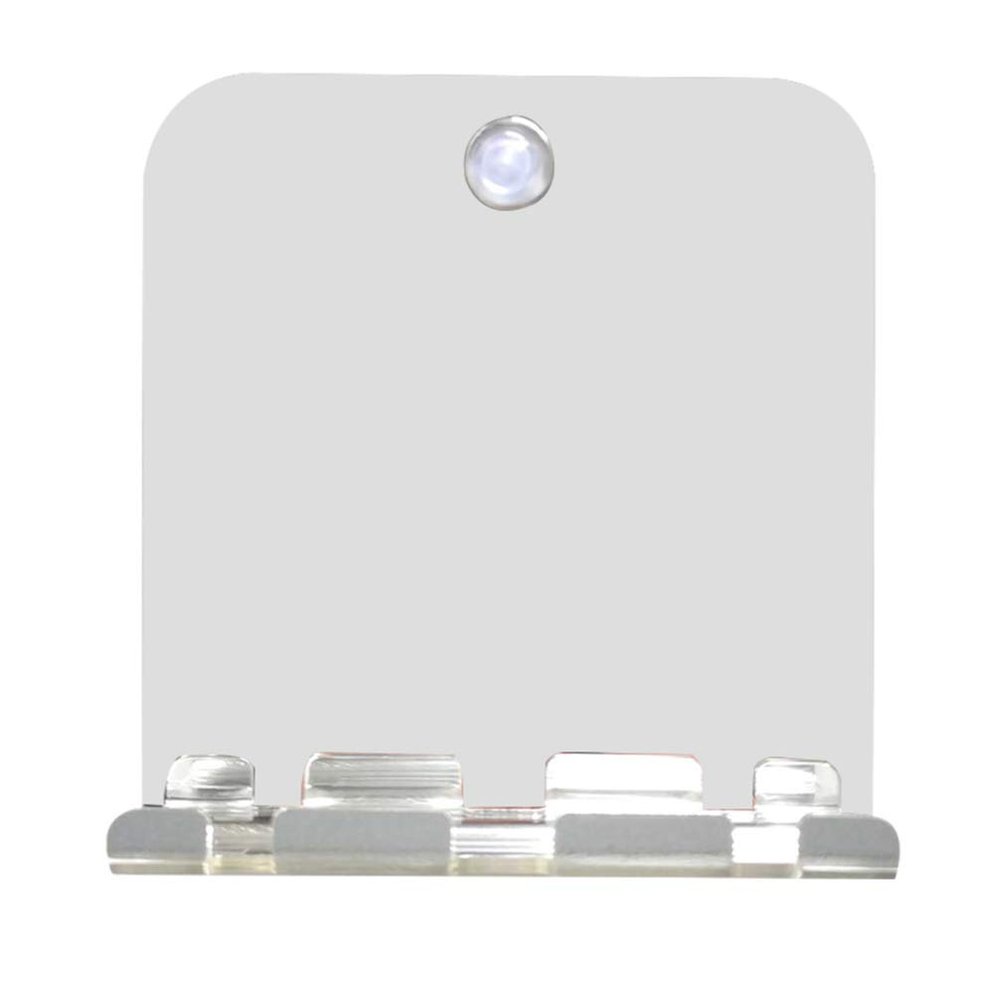 Beaupretty Fog Free Mirror Fogless Bathroom Shaving Mirror Unbreakable Shower Mirror with Razor Hook for Men Women Home Bathroom Travel