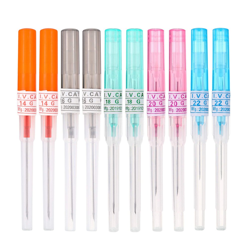 New Star Mix 10pcs 14G, 16G, 18G, 20G, 22G Gauge Steel Catheter Piercing Needles Supply