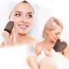 Boao 5 Pieces Self Tanning Mitt Applicator Kit, Includes Tanning Mitt, Exfoliating Glove, Mini Face Glove, Back Lotion Applicator, and Large Brush Makeup(Brown) view 3