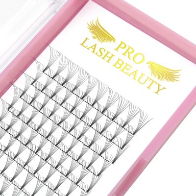 Premade Volume Eyelash Extensions 7D-C-0.07-17 Short Stem Premade Fans Eyelash Extensions 9 to 20 mm Pre made Lash Fans 3D 5D 7D Volume Lash Extensions .07 .10 C D Curl(7D-C-0.07,17mm)