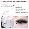 Premade Volume Eyelash Extensions 7D-C-0.07-17 Short Stem Premade Fans Eyelash Extensions 9 to 20 mm Pre made Lash Fans 3D 5D 7D Volume Lash Extensions .07 .10 C D Curl(7D-C-0.07,17mm) view 2