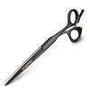 Japan 440C Scissors Cutting Scissors Black Hair Cutting Tools 7 Inch Hairdressing Scissors Professional Hairdressing Scissors (6 inch, Silver) view 2
