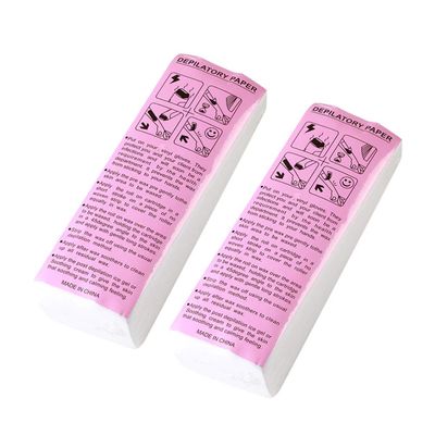 EXCEART 2 Packs Wax Strips for Hair Removal Body Wax Strips Epilator Wax Paper Bikini Hair Removal Paper Remove Paper Face White