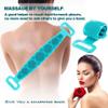 Back Scrubber Silicone Bath Body Brush Back Exfoliating Back Washer Massager Shower Towel Deep Cleaning Belt view 2
