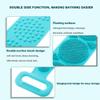 Back Scrubber Silicone Bath Body Brush Back Exfoliating Back Washer Massager Shower Towel Deep Cleaning Belt view 4