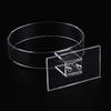 lasenersm 2 Pieces Clear Acrylic Headband Display Stand Single Headband Holder Hairband Display Stand Hair Hoop Holder Acrylic Headband Organizer, Transparent view 4