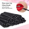 150 Pieces Disposable Lip Gloss Brushes Lipstick Wands Flat Brush Multi-functional Makeup Brush Applicator Tool for Makeup Cosmetic view 3