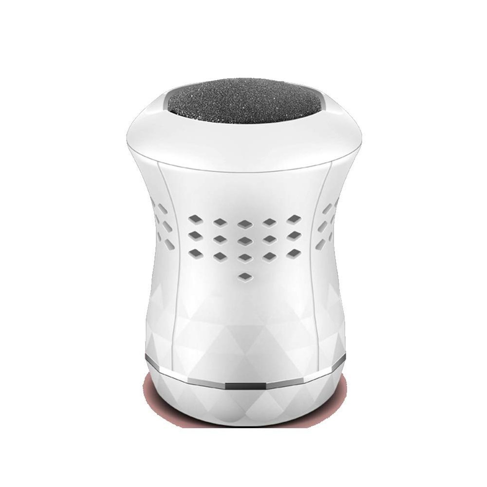 Electric Foot Grinder Rechargeable Automatic Vacuum Cleaner for Feet Peeling and Dead Skin and Calluses On The Feet, Automatic Cleaning, USB Fast Charge, Strong Power, No Skin Damage (Color : White)