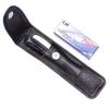 Kai Kasho Captain Japanese Professional Folding Straight Edge Barbering Razor with Leather Case - 20 Kai Captain Titan Blades Included - Also Compatible with Feather Artist Club Blades view 3