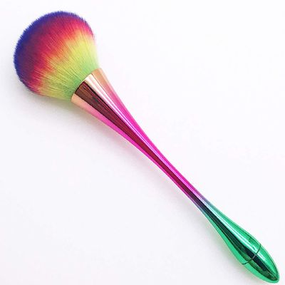 Large Powder Mineral BrushFoundation Makeup Brush,Powder Brush and Blush Brush for Daily Makeup,Kabuki Makeup Brushes(Colorful) 