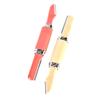 Beaupretty 2sets Portable Eyebrow Trimming Tool for Women Dual-sided Safe for Precise Eyebrow Shaping Lightweight Easy to Clean Red view 1