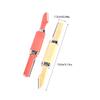Beaupretty 2sets Portable Eyebrow Trimming Tool for Women Dual-sided Safe for Precise Eyebrow Shaping Lightweight Easy to Clean Red view 2