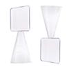 2 in 1 Measuring Cup Spoon Clear Plastic Liquid Powder Measuring Spoon DIY Facemask Tool (2 Pieces) view 1