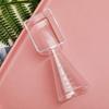 2 in 1 Measuring Cup Spoon Clear Plastic Liquid Powder Measuring Spoon DIY Facemask Tool (2 Pieces) view 2