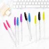 200 PCS Disposable Crystal Eyelash Mascara Brushes Wands for Eye Lash Extension, Eyebrow and Makeup (Black) view 3