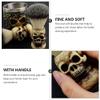 Beaupretty 1 Set Skull Beard Brush Badger Hair Beard Brush Shaving Tool Brush Beard Brush with Bowl Salon Brush Tool Shaving Brush for Men Beard Brush for Men Beard Brush Tool view 4