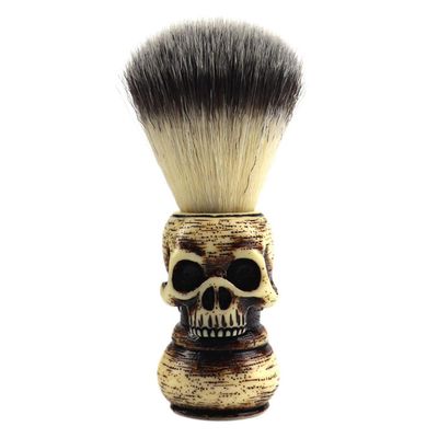 Beaupretty 1pc Skull Head Pattern Beard Brush for Men Durable Shaving Tool for All Beard Types Easy to Hold and Carry Grooming Tool for Valentine Day Father Day