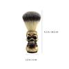 Beaupretty 1pc Skull Head Pattern Beard Brush for Men Durable Shaving Tool for All Beard Types Easy to Hold and Carry Grooming Tool for Valentine Day Father Day view 2