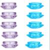 3g Eye Shadow Box 20PCS Blue Wide Mouth Plastic Bottle Trial Sample Bottling 20PCS Purple Cosmetic Container Empty Cosmetic 3G/3ML Plastic Bottle for Eye Shadow, Eye Cream Box, Powder, Paint view 1