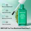 BREYLEE Blackhead Remover Mask, Tea Tree Oil Nose Pore Strips +100 papers, Puntos Negros, Peel Off Mask for Nose and Face, Pore Cleanser Purifying, Brush Desigh view 2
