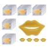24K Golden Crystal Lip Masks 30 Pieces Hydrating Lip Plumper Mask Collagen Nourishing Lip Care Gel Pads Remove Dead Skin Anti Chapped & Anti-Aging Lip Patches view 1