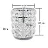 Abcsea 1 piece Cosmetic Brush Holder, Makeup Brush Holder, Makeup Brush Organiser, Pen Holder, Pen Holder for Desk - Silver view 2