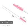 300 Disposable eyelash brush (White&Pink) view 2