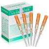 Jconly Catheter Needles - 50PCS 14 Gauge Piercing Needles IV Catheter Needles Hollow Needles for Ear Nose Belly Navel Nipple Piercing Sterilized Disposable Piercing Needles50Pcs/Box) view 1