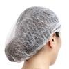 100pcs Disposable Hair Net Bouffant Cap Kitchen Food Medical Worker Non Woven US Pink Blue White (White) view 1