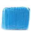 100pcs Disposable Hair Net Bouffant Cap Kitchen Food Medical Worker Non Woven US Pink Blue White (Blue) view 2