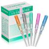 Jconly Professional Piercing Catheter Needles Kit 50PCS - 5 Sizes in 1 Box (14G/16G/18G/20G/22G) | Medical-Grade Sterilized Needles for Ear, Nose, Belly, Navel | Disposable & Pain-Free Design view 1