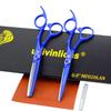 6" Japan Scissors Hair Professional Thinning Scissors Shears Hair Tooth Cut Salon Cutting Barber Hairdressing Kit sissors set (Blue) view 1