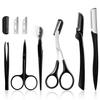 Eyebrow Kit, Multipurpose Exfoliating Dermaplaning Tool Face kits for Women Girl, Eyebrow Grooming Set (9 in 1) view 1