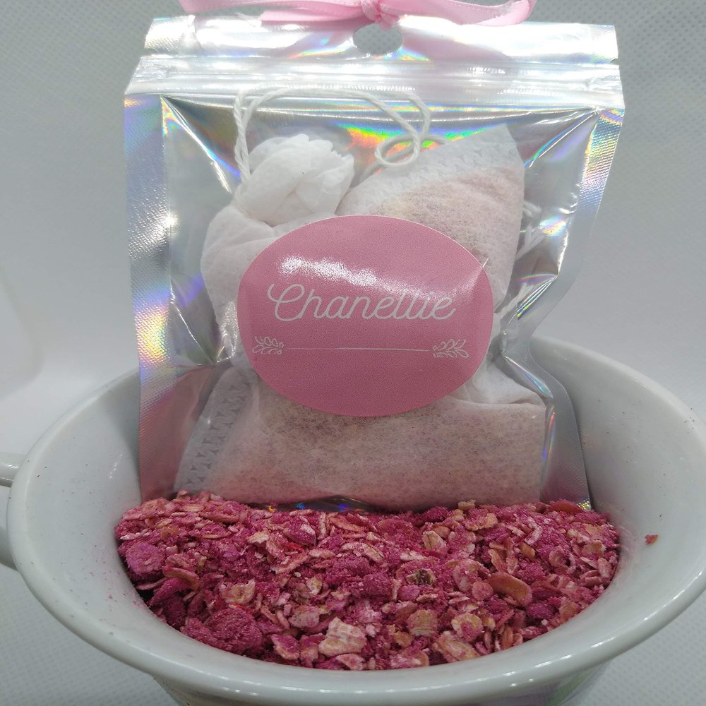 Chanellie: Oatmeal Bath, Body Soak, Natural, bath tea (NO TEA SET)