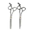 6" razor professional barber scissors japan Hairdressing Scissors Hairdresser Hair Clipper Comb Thinning Shears hair cut tools view 4