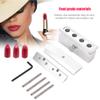 4 Cavities DIY Lipstick Mold, Aluminum Alloy Lipstick Mold, Lip Balm Maker Tool for Home Women DIY Lovers Salon(#2) view 4