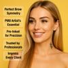 LIUDEX Pre-Inked Eyebrow Mapping String  an Essential Cosmetic Tool for Microblading and Waxing; Effective and Easy-to-Use Black Ink Eyebrow Thread Brow Marker for Flawless Perfection view 3