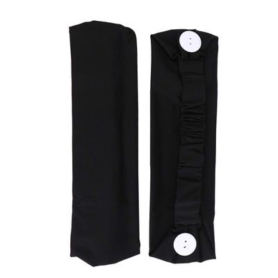 Beaupretty 2pc Elastic Button Headband Yoga Headbands for Women Workout Headbands Twisted Hair Bands Wide Sports Headbands Turbans for Women Sports Hair Bands Contract Fitness Cross Milk Silk