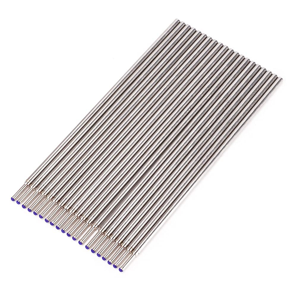 20pcs/Box Skin Marker Pen Piercing Skin Surfer Cores Microblading Marking Pen Refill Accessory Marker (Blue)