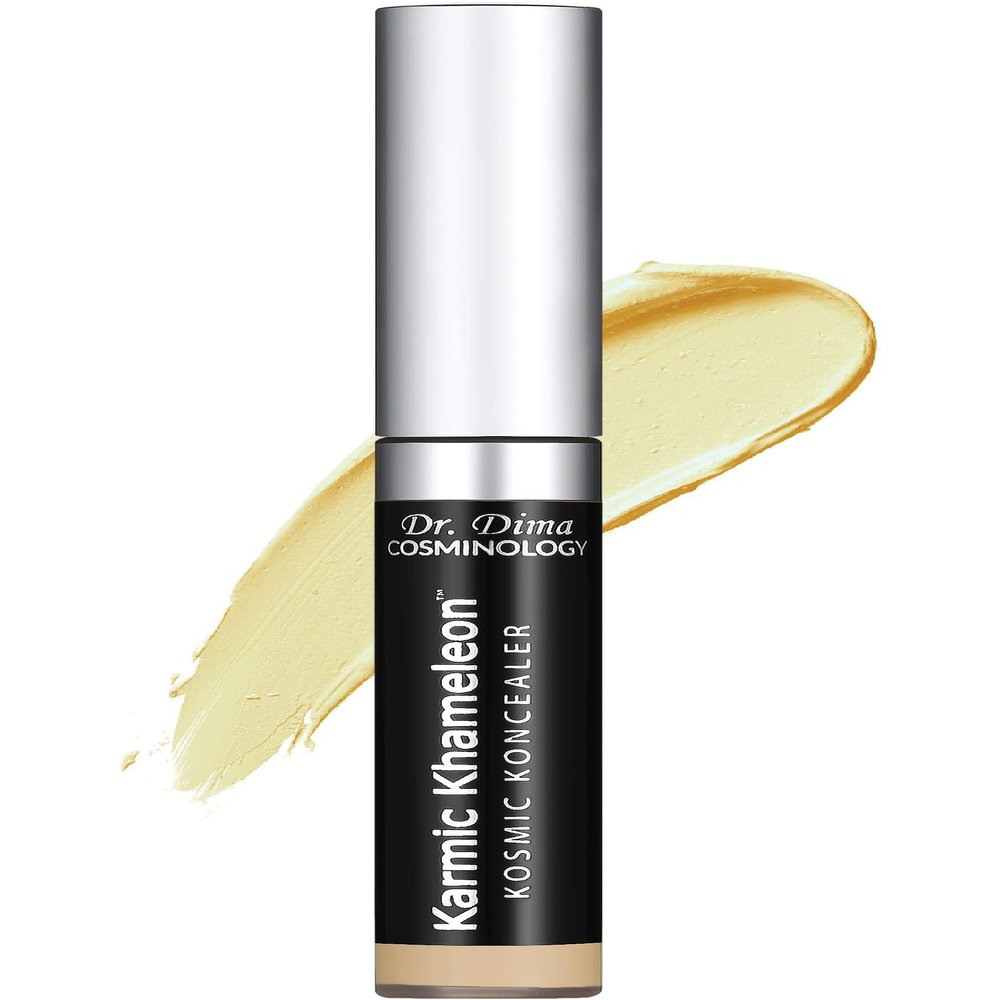 FIX YOUR KARMA! KOSMIC KONCEALER - SMOOTH MATTE UNBEATABLE CONCEALER COVERAGE AND CORRECTION OF DARK CIRCLES, REDNESS, BLEMISHES, FINE LINES AND PORES. LONG WEARING AND CREASE PROOF