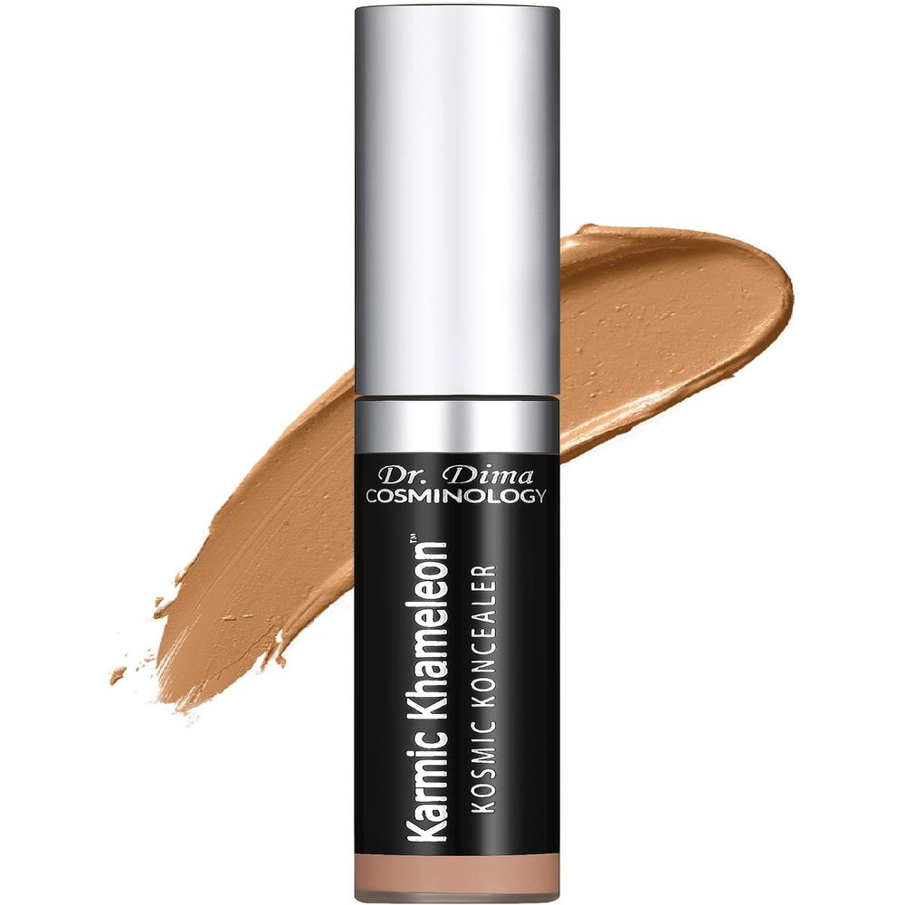 FIX YOUR KARMA! KOSMIC KONCEALER - SMOOTH MATTE UNBEATABLE CONCEALER COVERAGE AND CORRECTION OF DARK CIRCLES, REDNESS, BLEMISHES, FINE LINES AND PORES. LONG WEARING AND CREASE PROOF