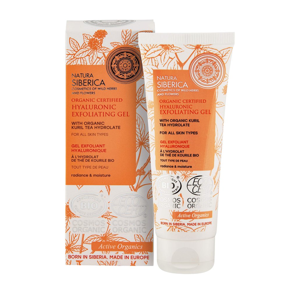 NATURA SIBERICA Kuril Tea Hyaluronic Exfoliating Gel, 75 ML