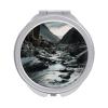 FekiLoot River and Gray Rocks Pocket Mirror Compact Travel Makeup Mirrors 1x /2X Magnifying Compact Mirror Round Metal Frame Travel Essentials Mirrors for Women Mom Wife Gift view 1