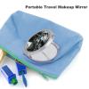 FekiLoot River and Gray Rocks Pocket Mirror Compact Travel Makeup Mirrors 1x /2X Magnifying Compact Mirror Round Metal Frame Travel Essentials Mirrors for Women Mom Wife Gift view 3