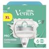 Gillette Venus Pro ComfortGlide Sensitive Women's Razor Blades with a Touch of Aloe Vera, 6 Replacement Blades view 2