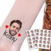 20pcs Bachelorette Party Photo Tattoos Stickers for Groom, Custom Men Face Tattoos, Wedding Party Decorations, Funny Wedding Party Favors for Bride, Funny Party Gift for Men Women, Bride Party Groom view 1