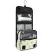 senya Hanging Travel Toiletry Bag Flowers Round Dot Kit Makeup Case Cosmetics Organizer for Men Women overnight view 2